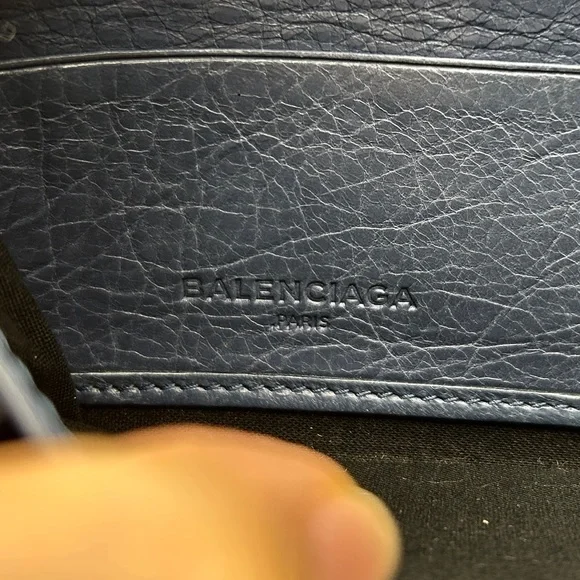 Balenciaga Motocross Giant 12 Continental Wallet in Blue - Picture 7 of 16